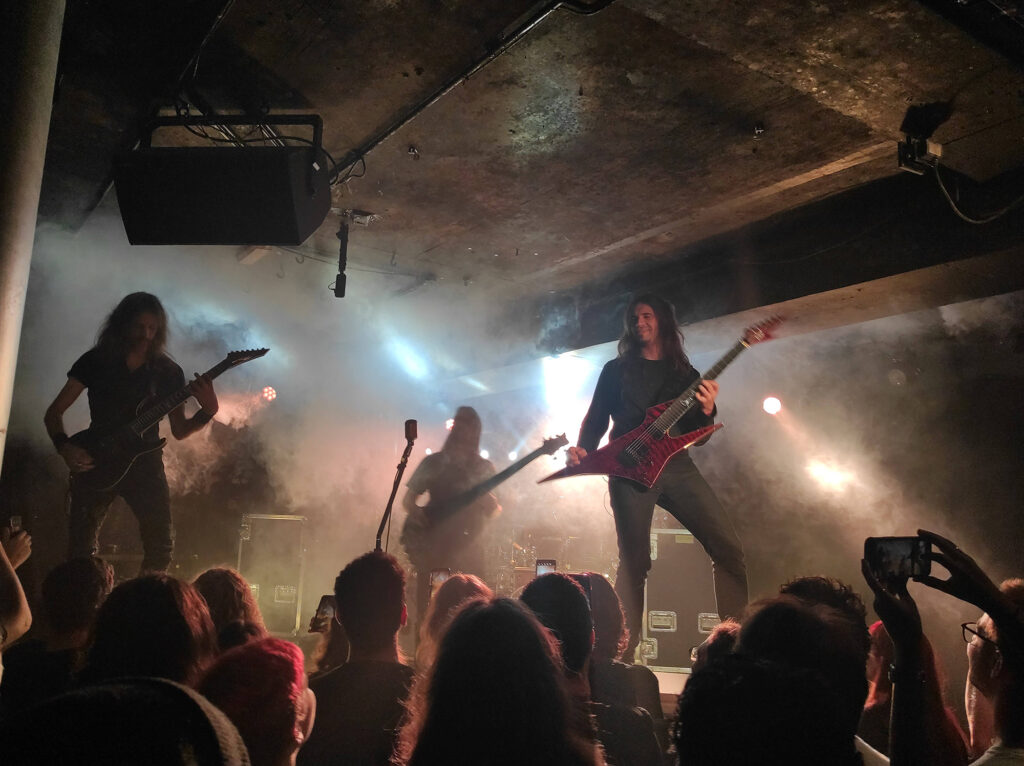 Obscura live @ The Underworld, London. Photo Credit: Pavel Kondov