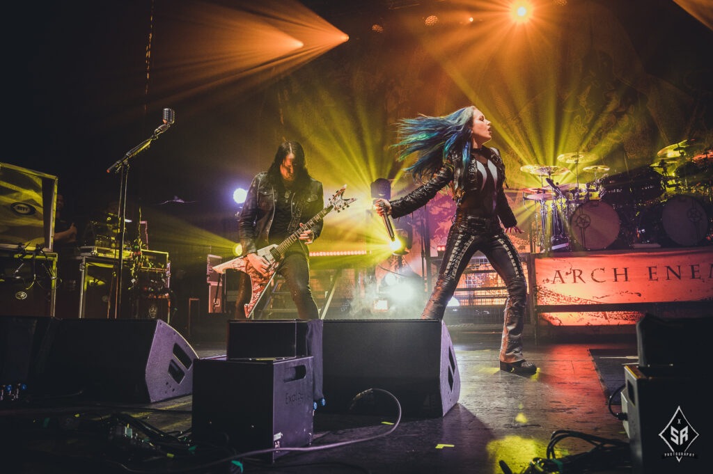 Arch Enemy live @ O2 Apollo, Manchester. Photo Credit: Sabrina Ramdoyal Photography