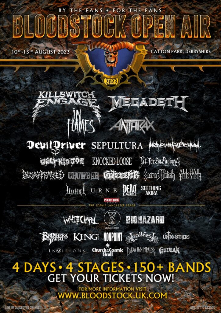 Bloodstock Festival 2023 - Announcement Nov 17