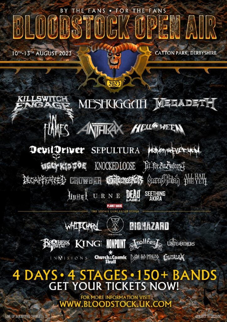 Bloodstock Festival 2023 - Announcement Nov 29