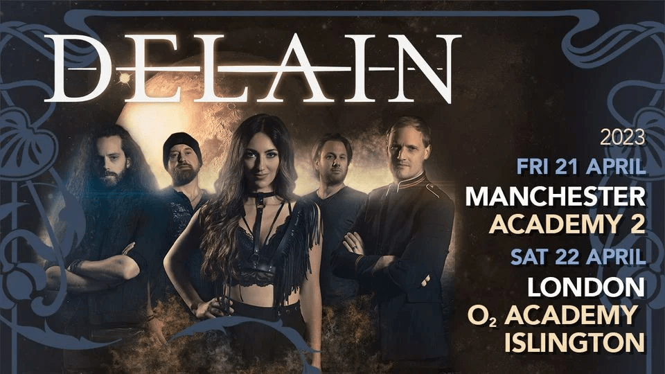 Delain UK Shows 2023