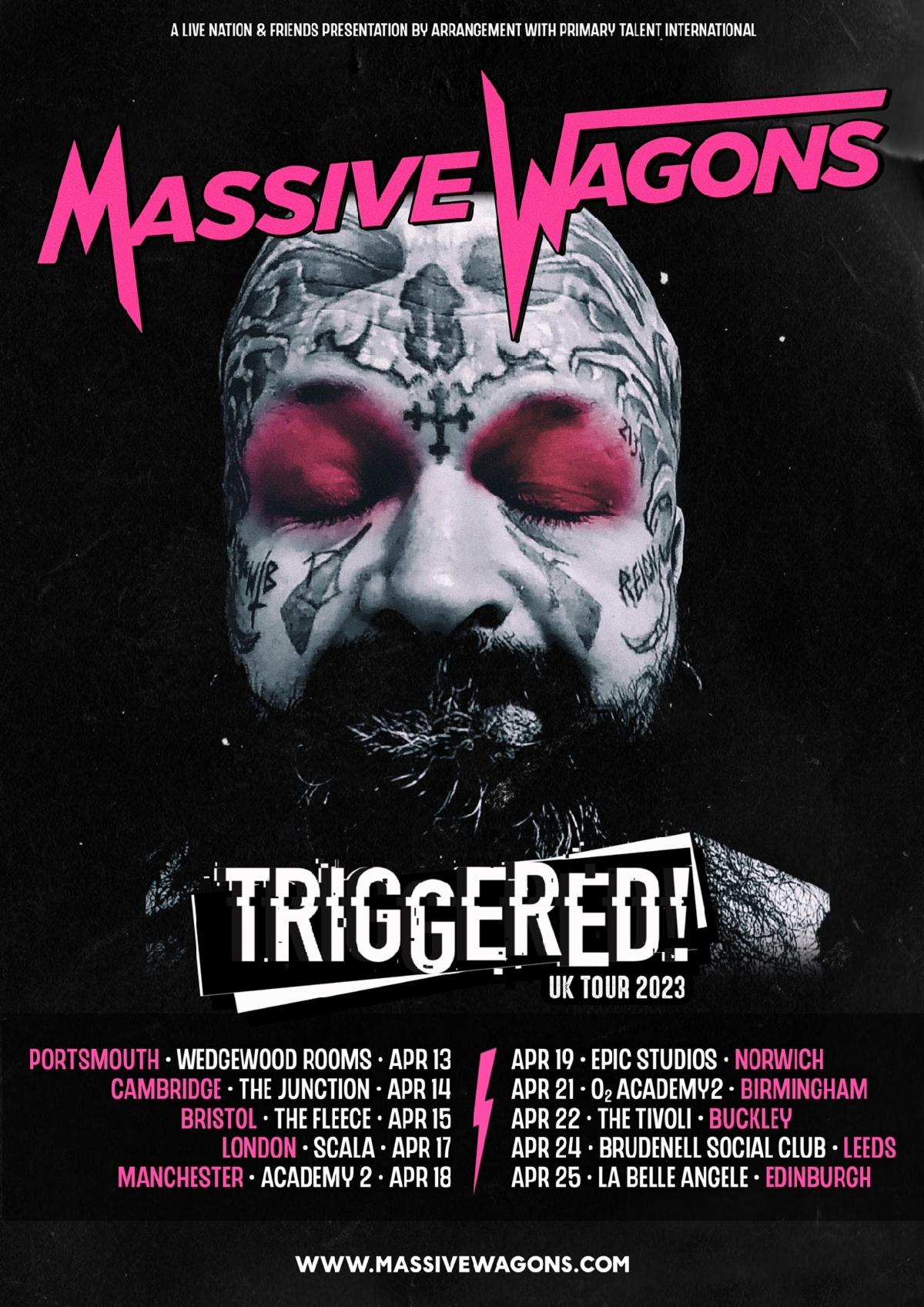 Massive Wagons UK Tour 2023