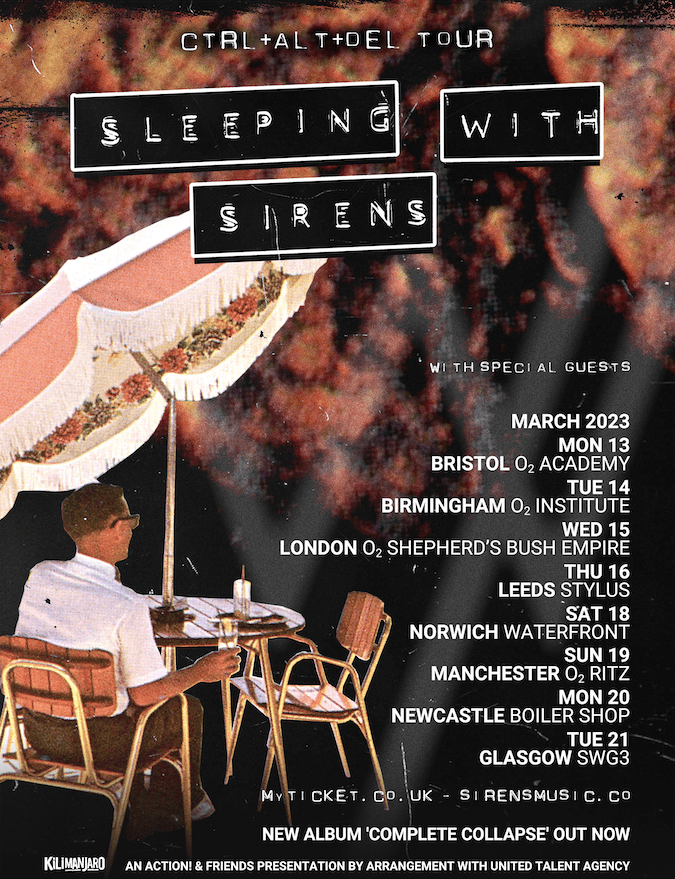 Sleeping With Sirens UK Tour 2023