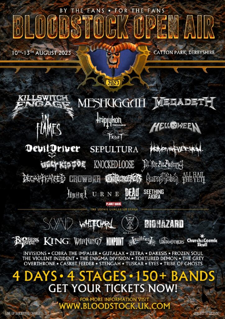 Bloodstock Festival 2023 - Announcement Dec 8