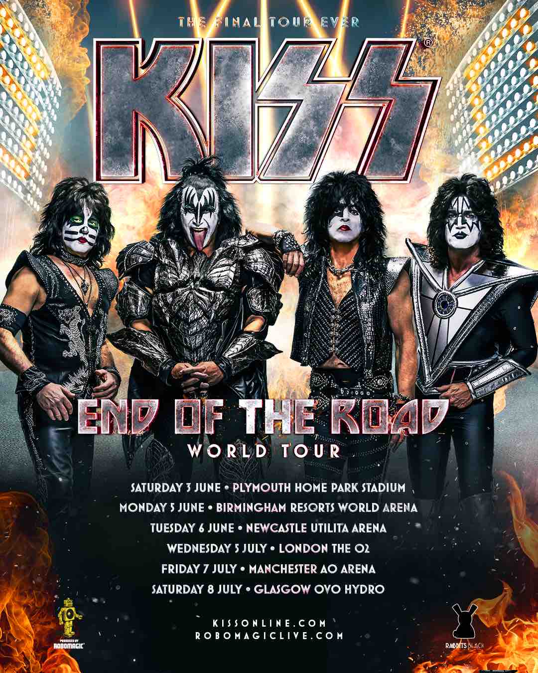 KISS UK Tour 2023