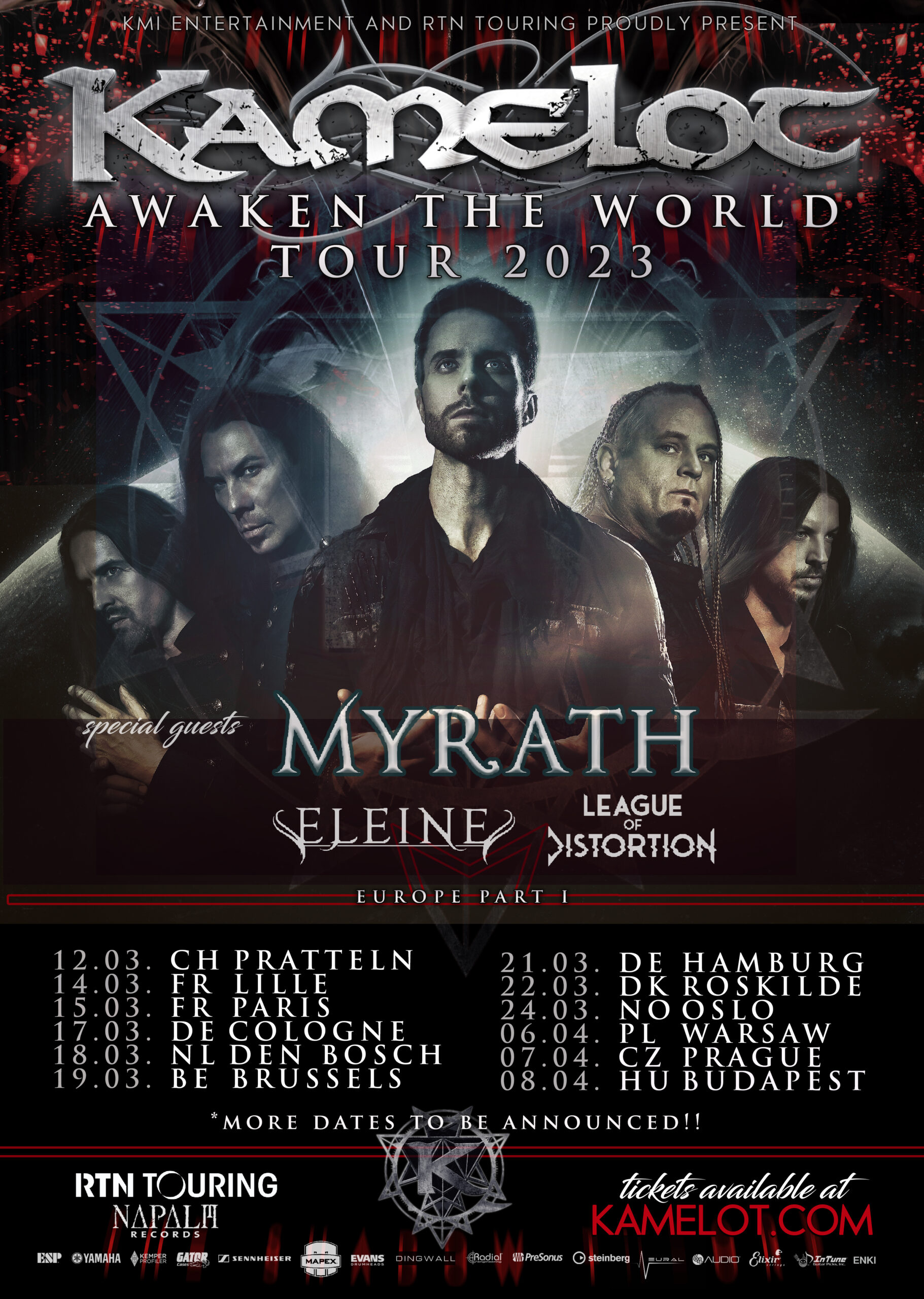 Kamelot European Tour 2023