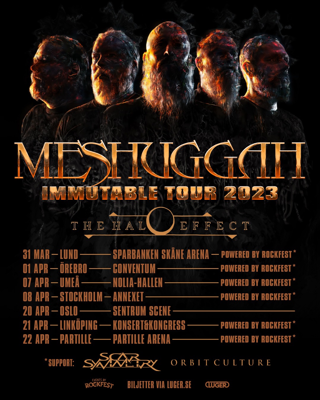 Meshuggah Scandinavian Tour 2023