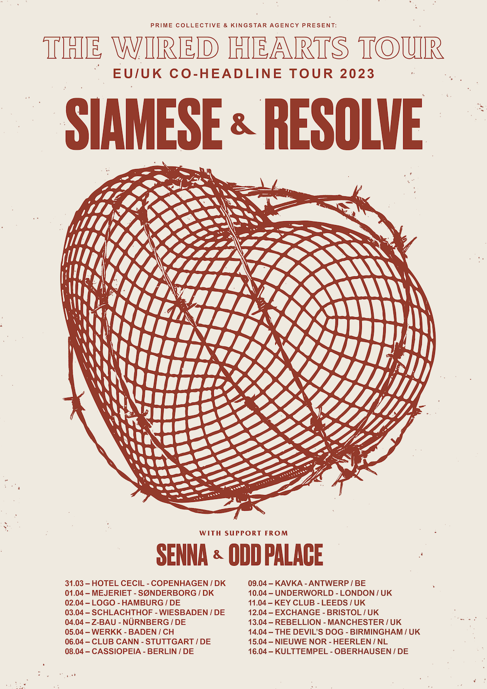 Siamese and Resolve Co-headline European Tour 20223