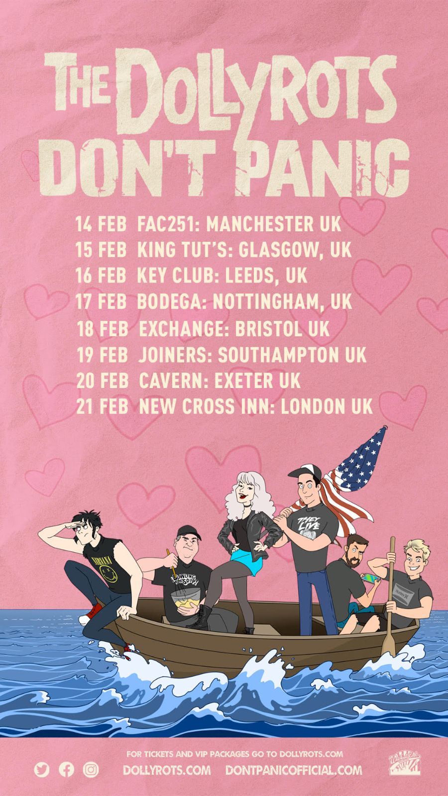 The Dollyrots and Don't Panic co-headline UK Tour 2023