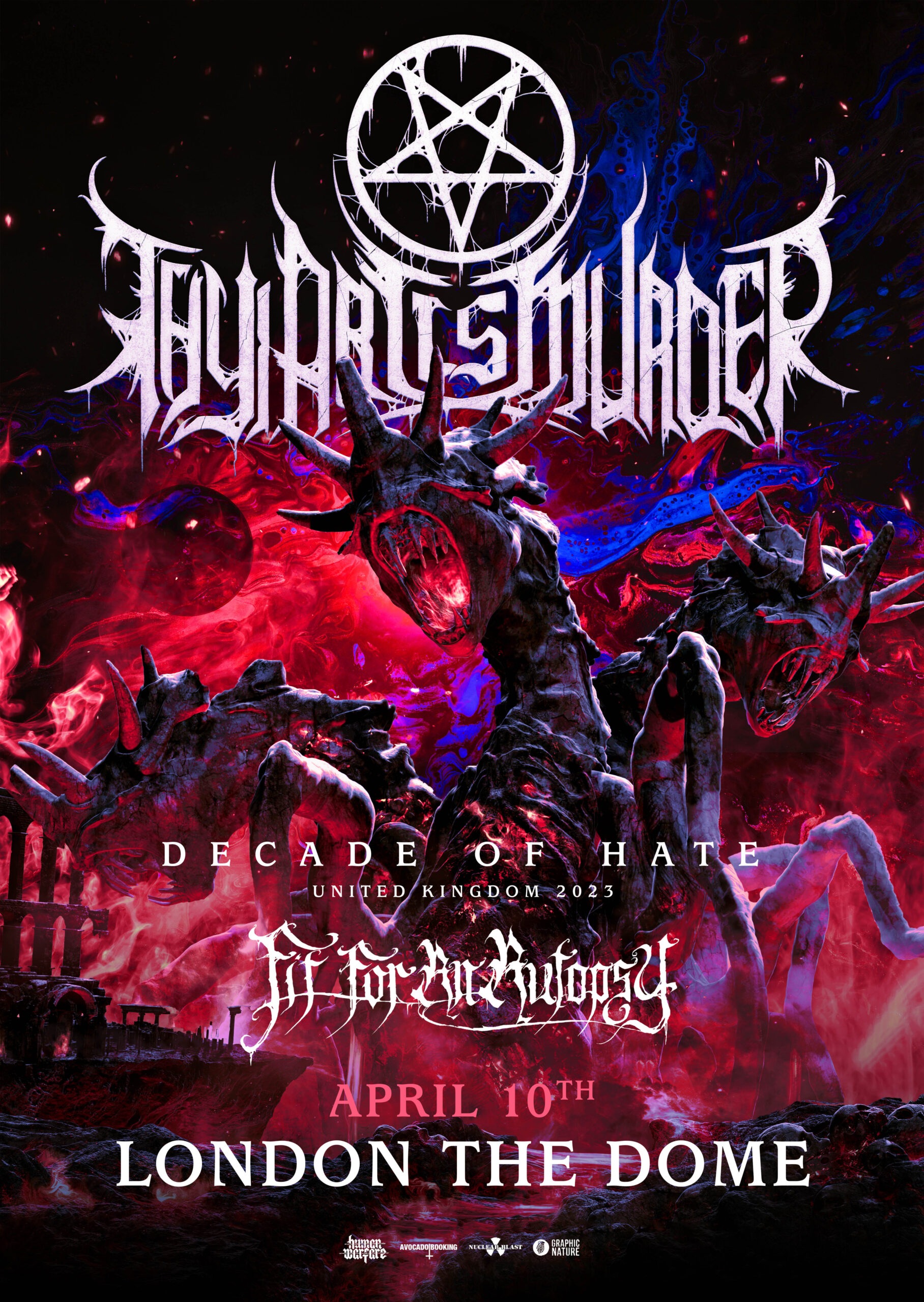 Thy Art Is Murder - Hate London Show - 2023