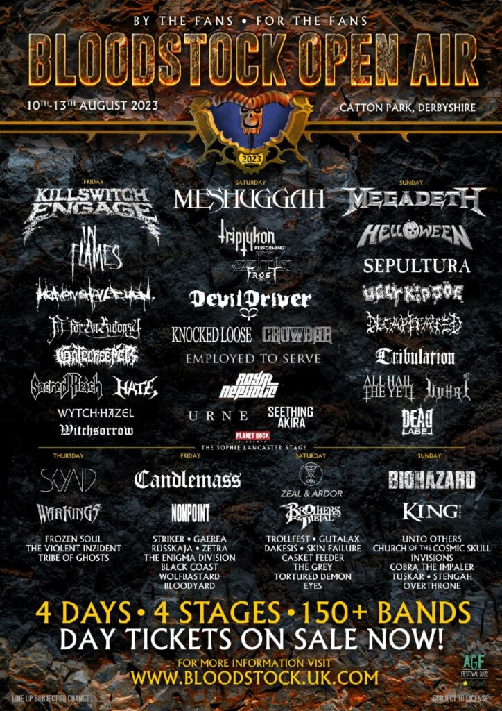 Bloodstock Festival 2023 - Announcement 31 Jan