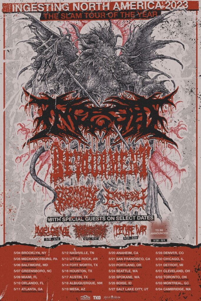 Ingested announce North American tour - Distorted Sound Magazine