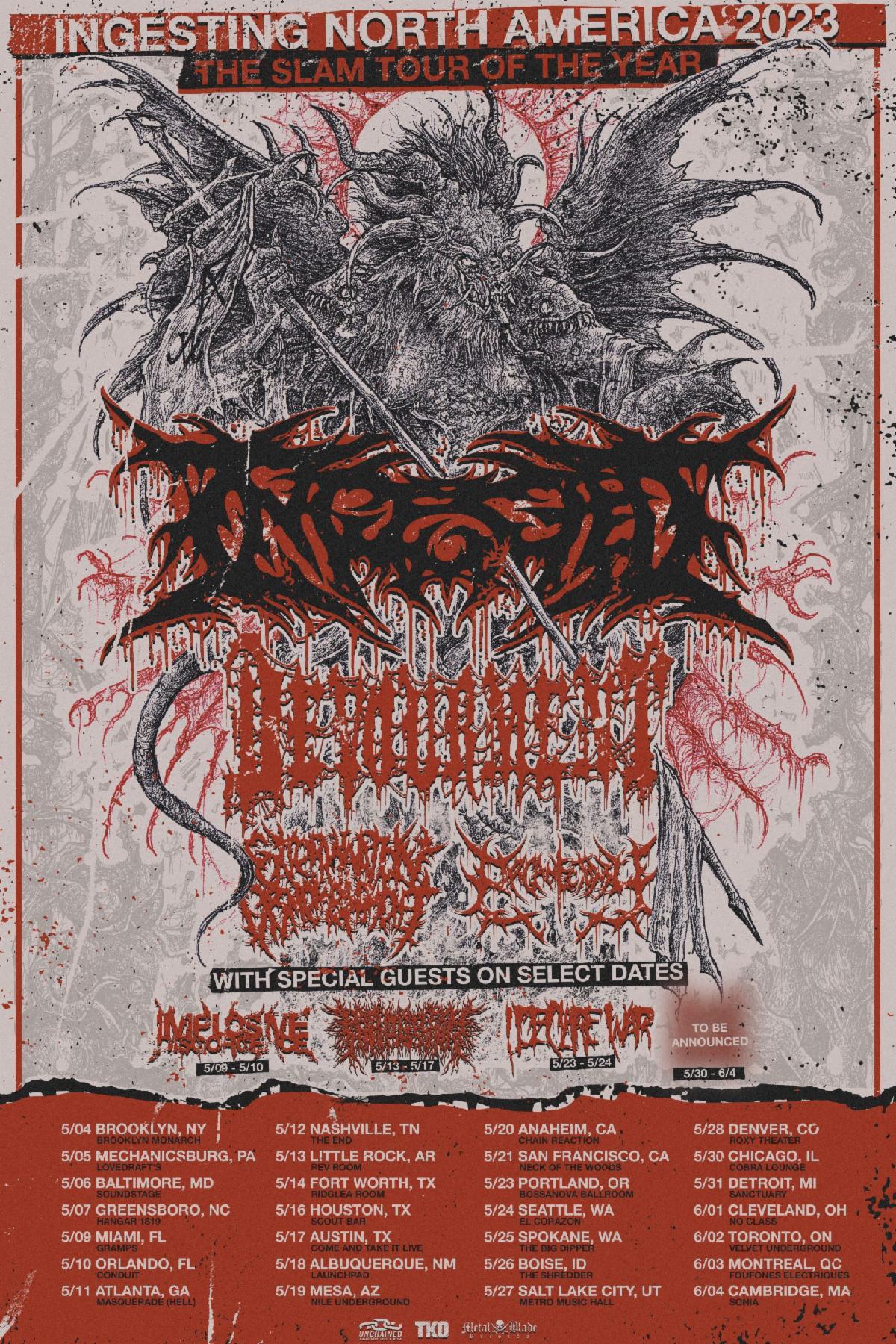 Ingested North American Tour 2023