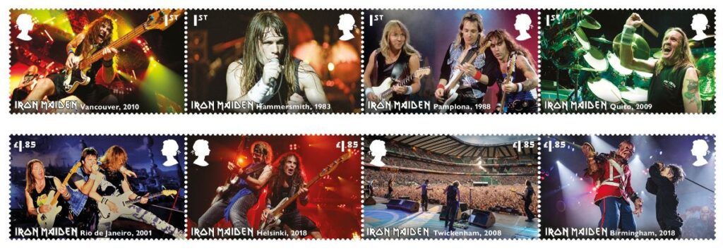 Iron Maiden - Royal Mail Stamps 1 - 2023