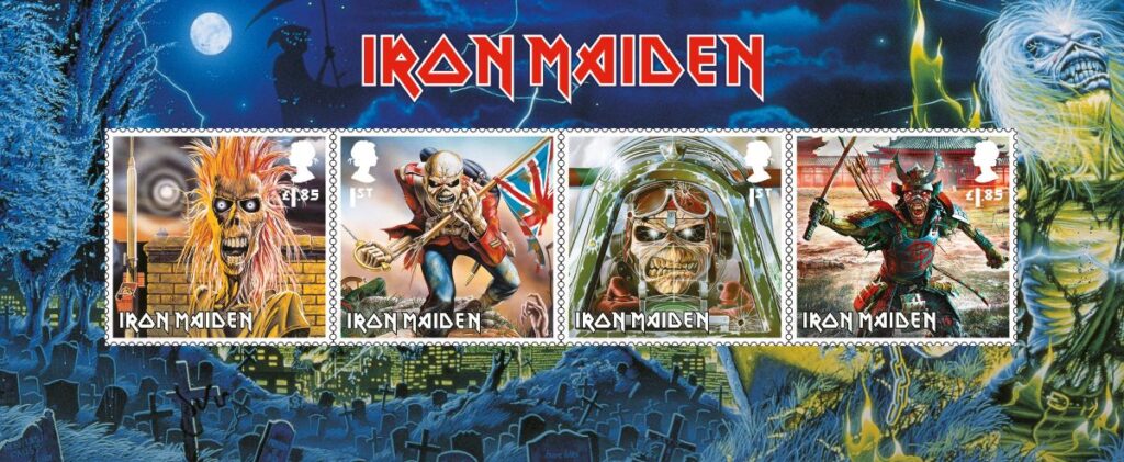 Iron Maiden - Royal Mail Stamps - 2023