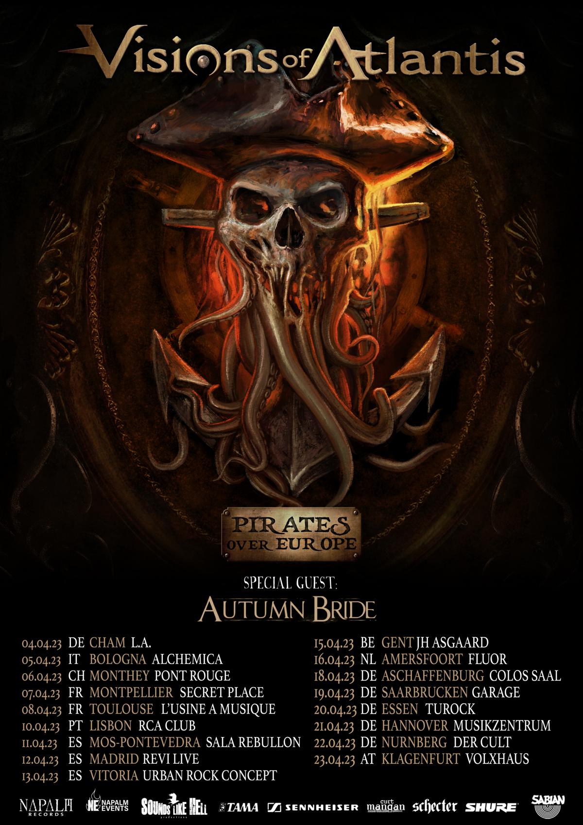 Visions Of Atlantis European Tour 2023