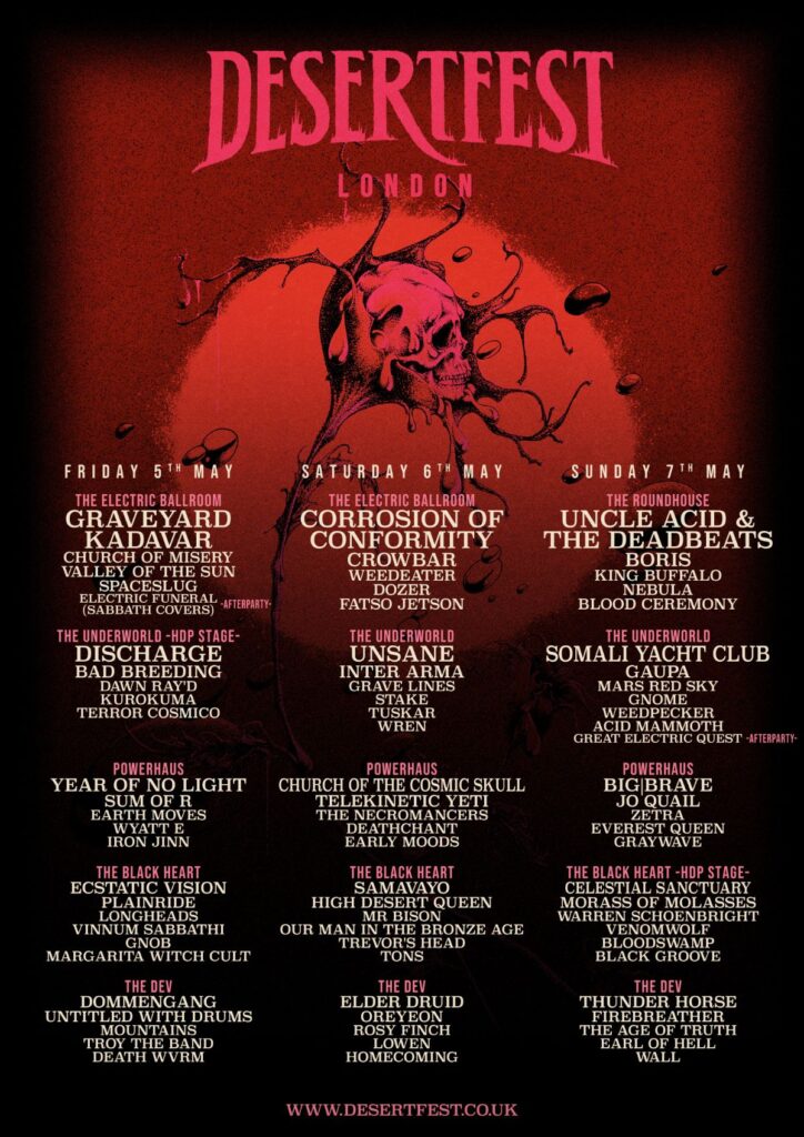 Desertfest London 2023 - Final Lineup