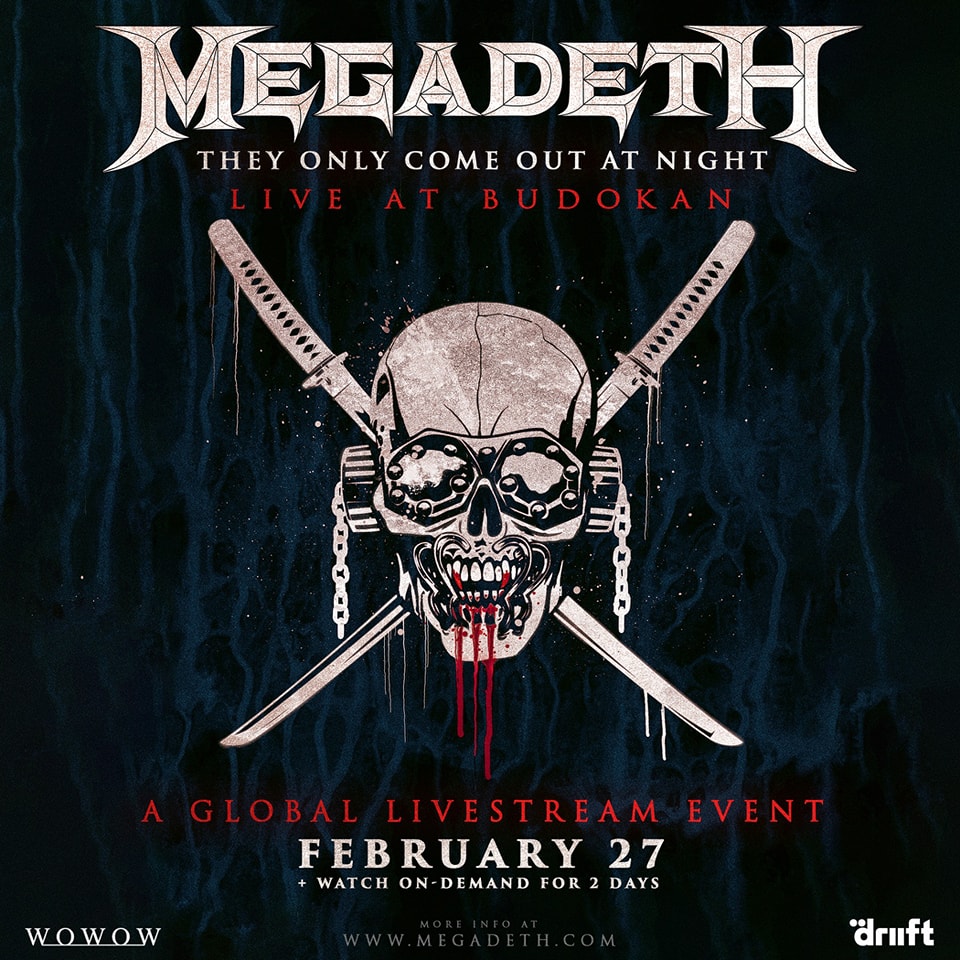 Megadeth - They Only Come Out At Night - Livestream