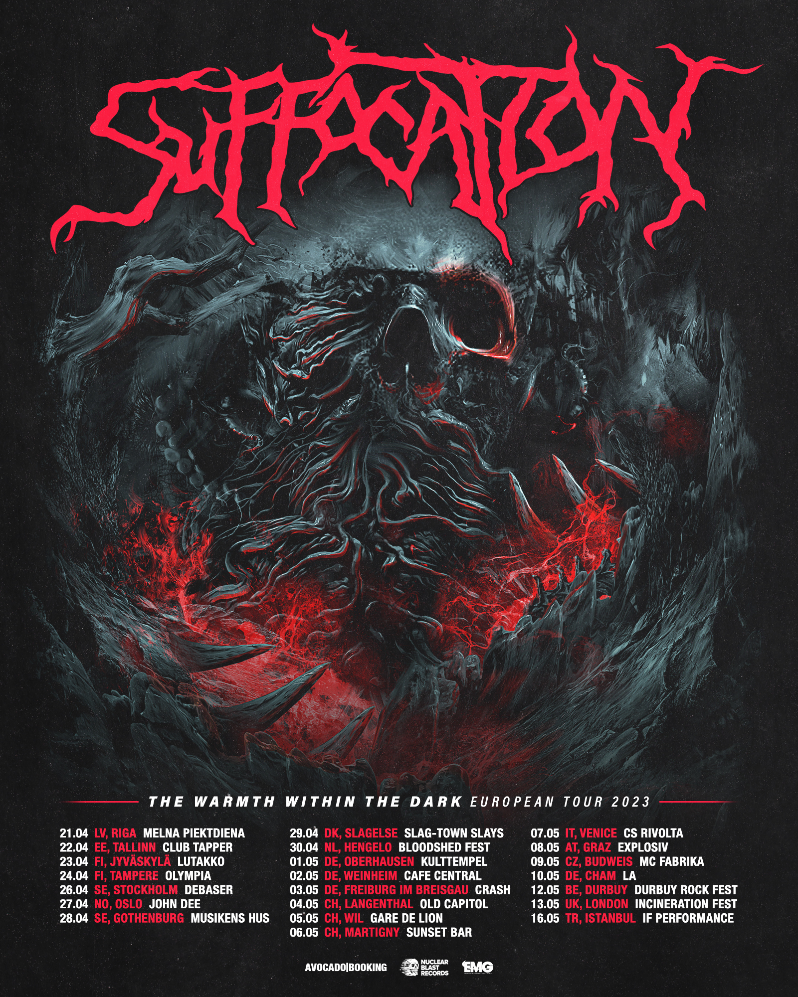 Suffocation European Tour 2023