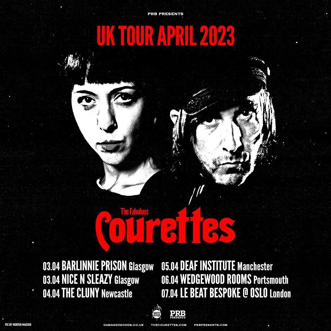 The Courettes UK Tour 2023