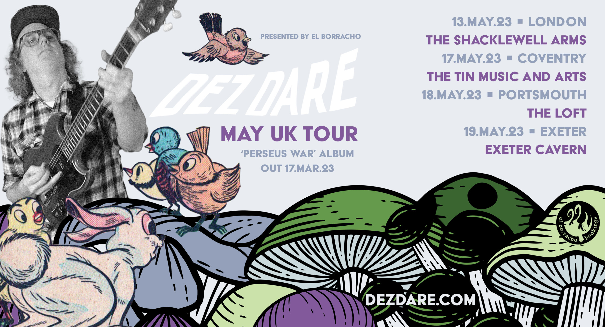 Dez Dare UK Tour 2023