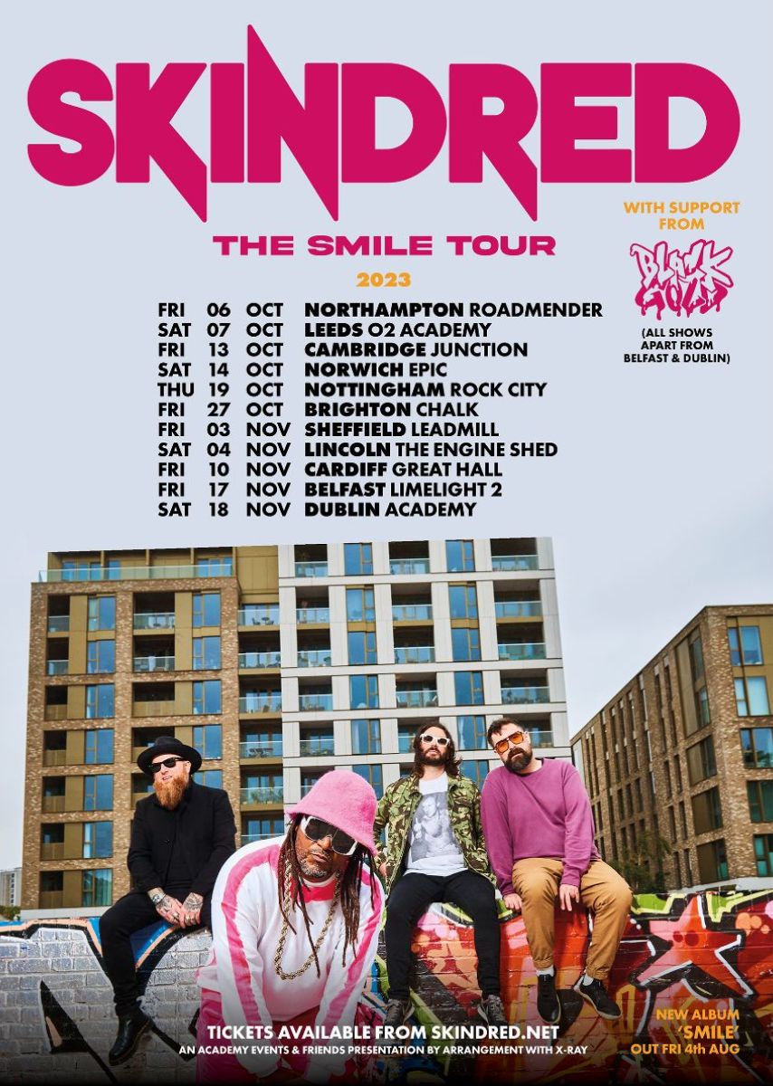 Skindred UK Tour 2023