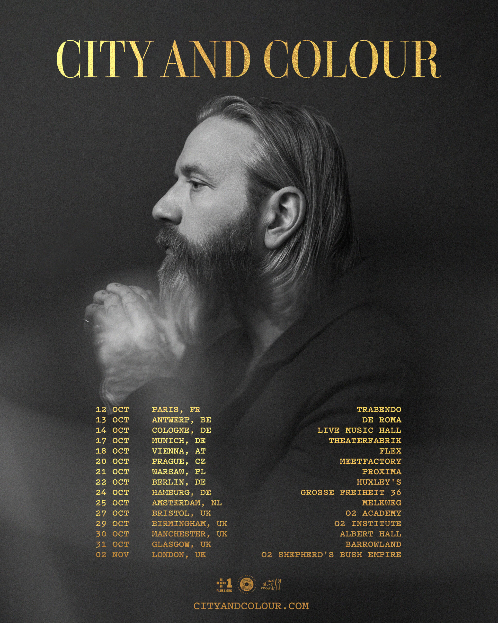 City And Colour European Tour 2023