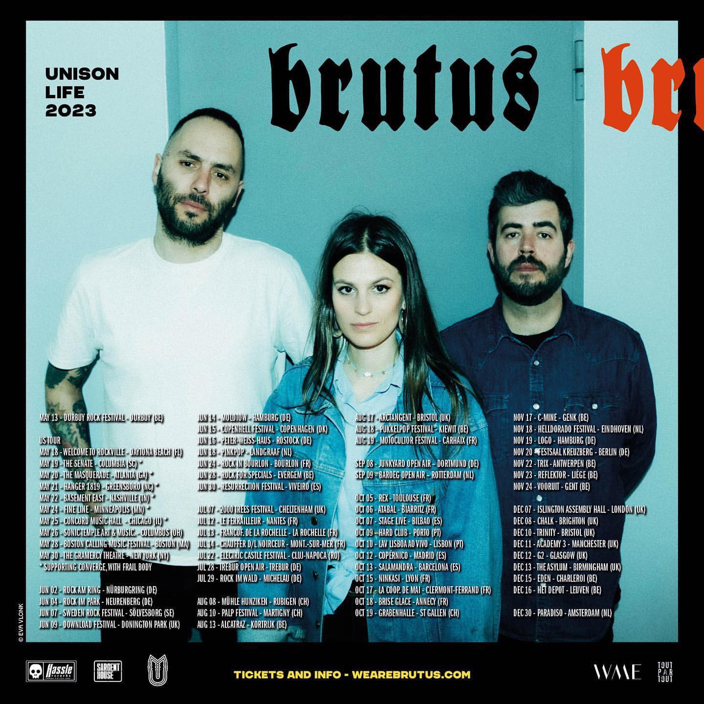 Brutus European Tour 2023