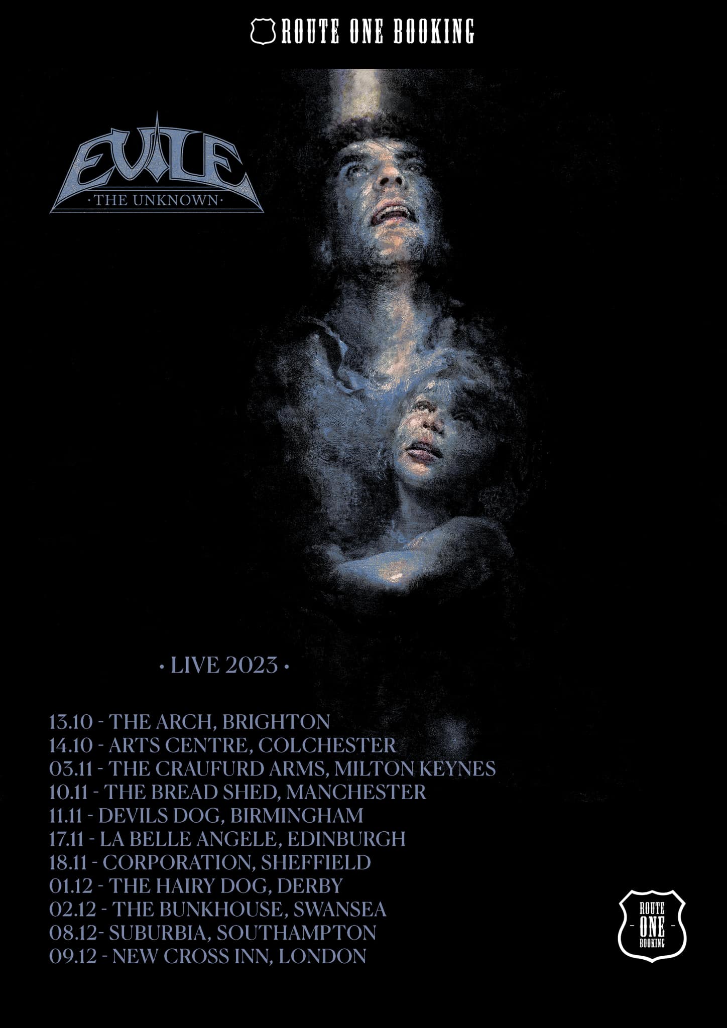 Evile UK Tour 2023