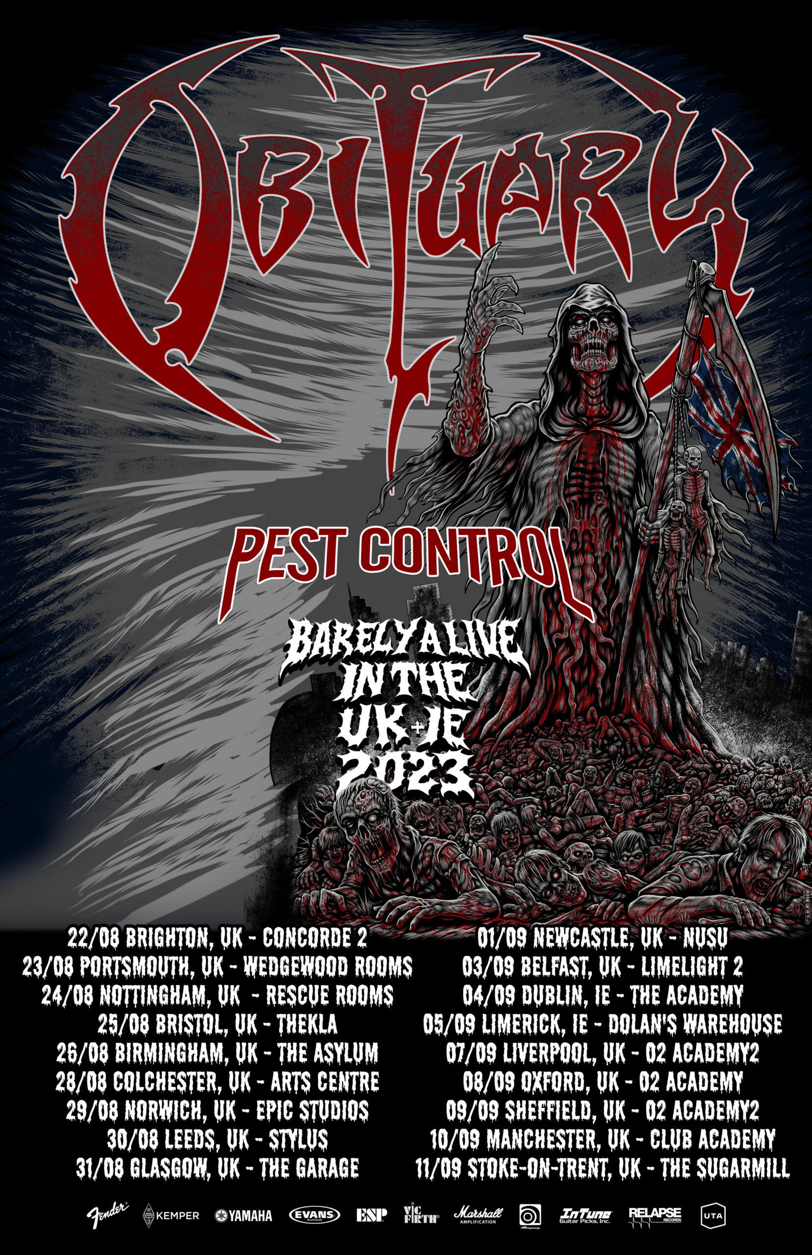 Obituary UK Tour 2023