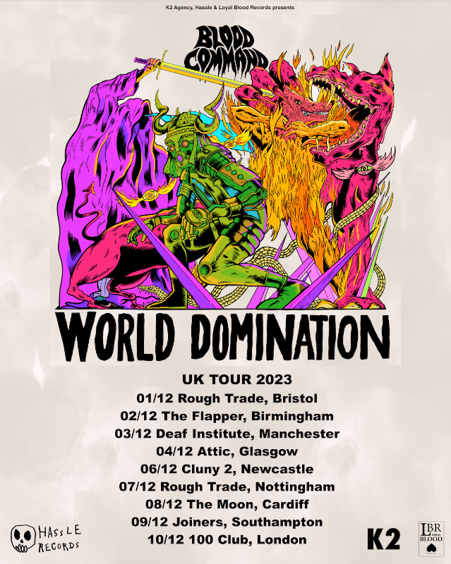 Blood Command UK tour 2023