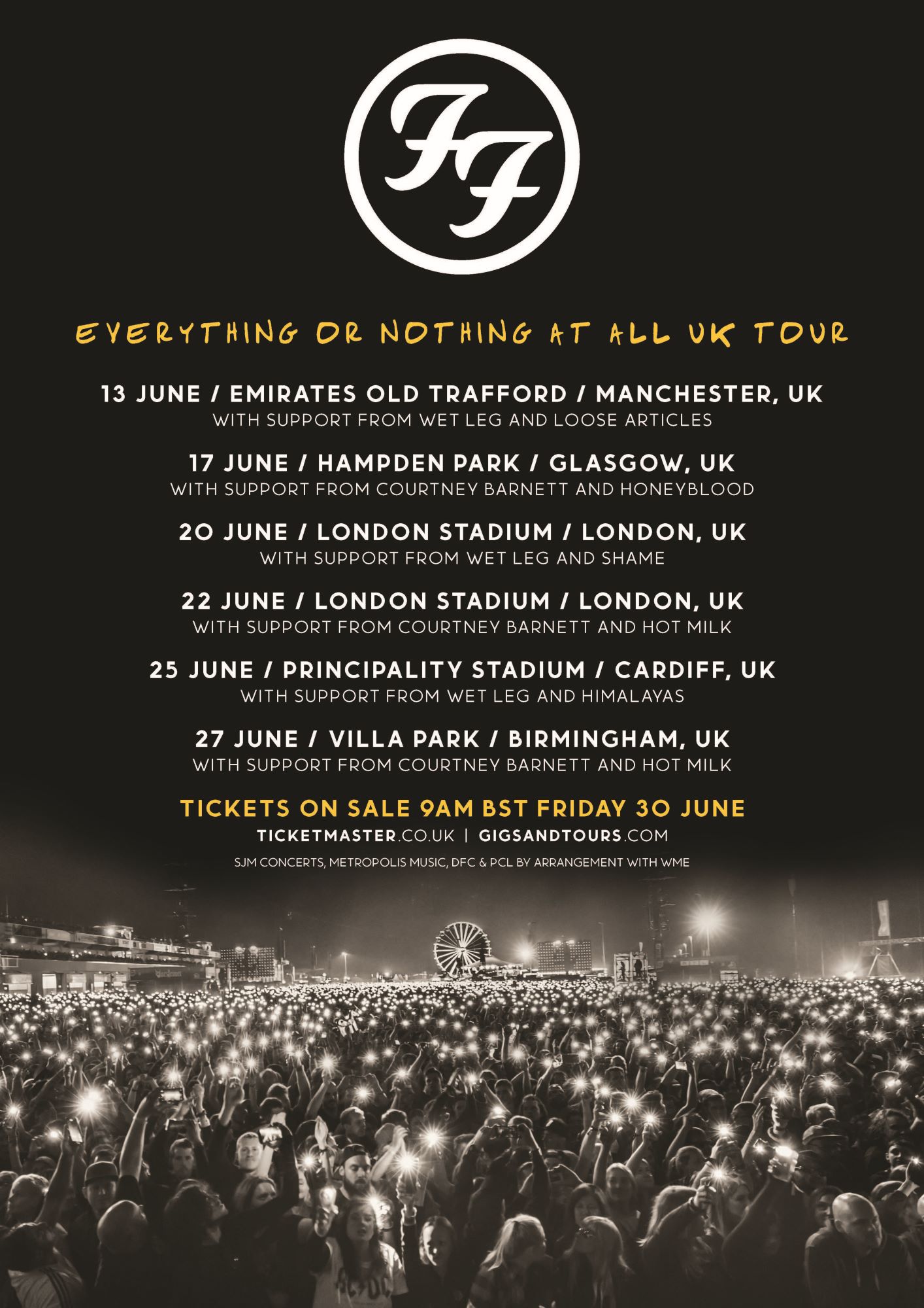 Foo Fighters UK Tour 2024