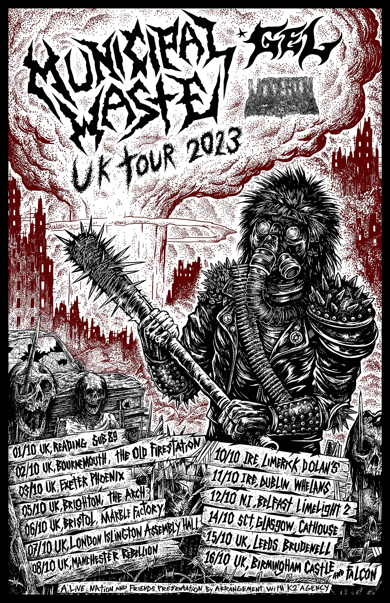 Municipal Waste UK Tour 2023