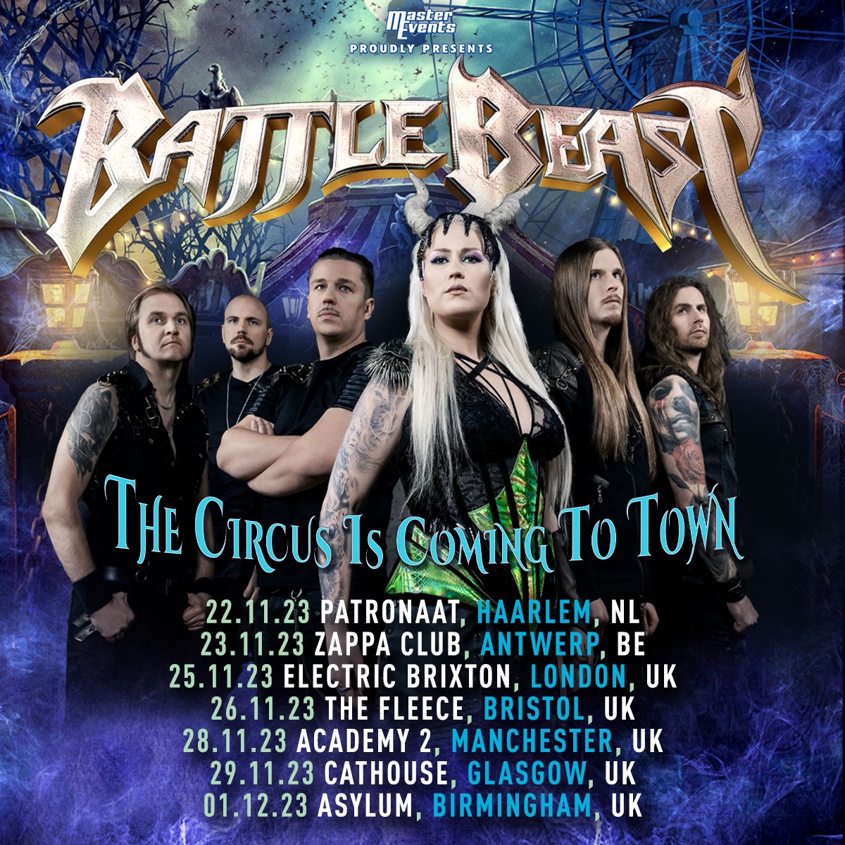 Battle Beast European Tour 2023