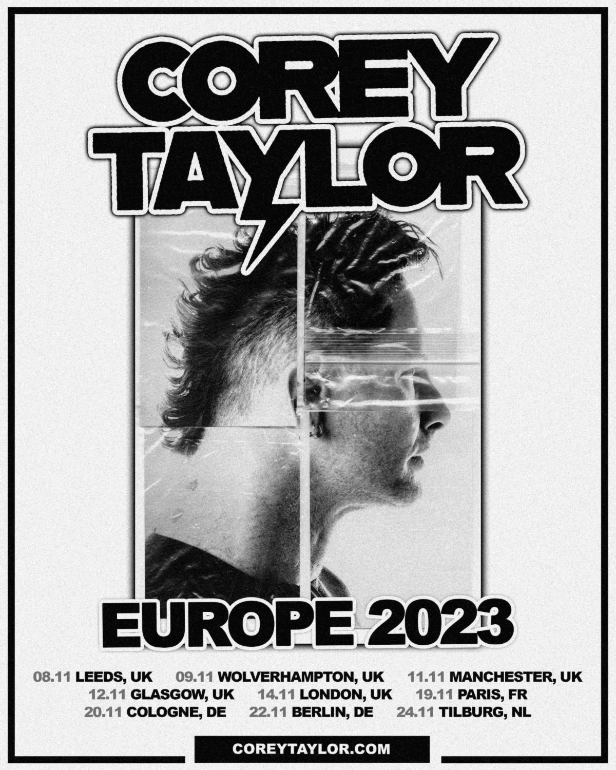 Corey Taylor European Tour 2023