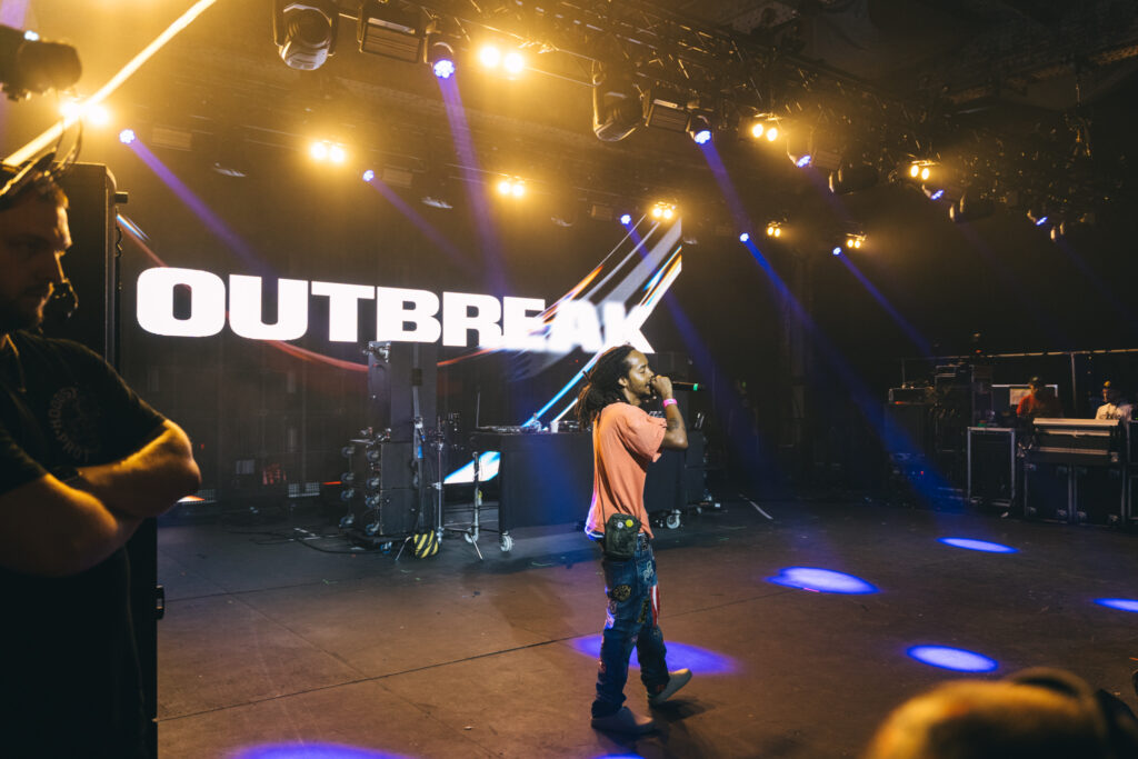 Earl Sweatshirt live @ Outbreak Fest 2023. Photo Credit: Ashley Bea