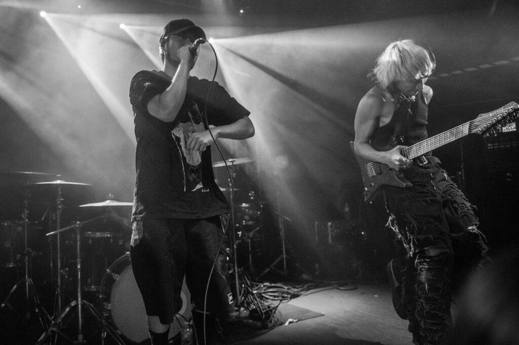 Paledusk live @ Thekla, Bristol. Photo Credit: Max Adams