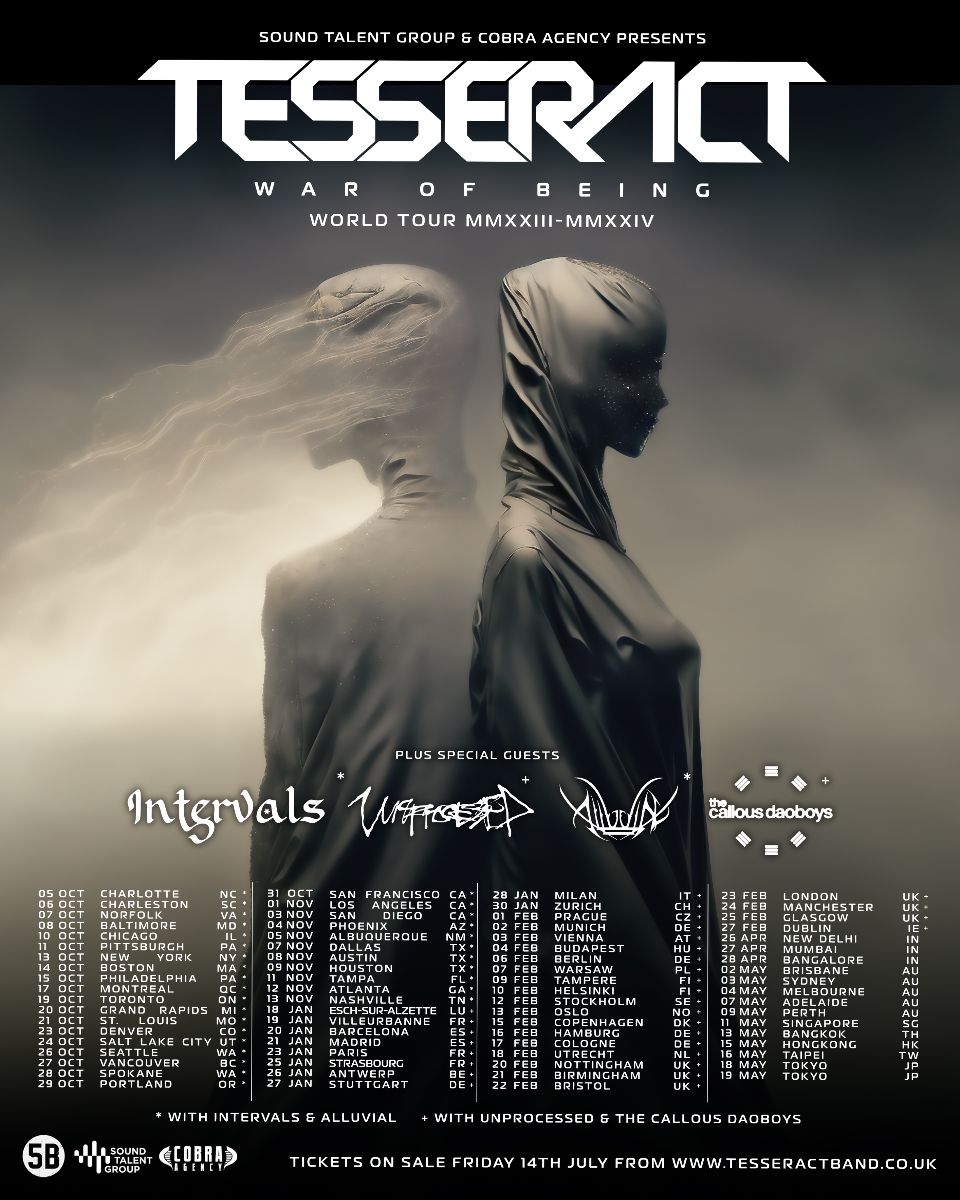 TesseracT World Tour 2023-24