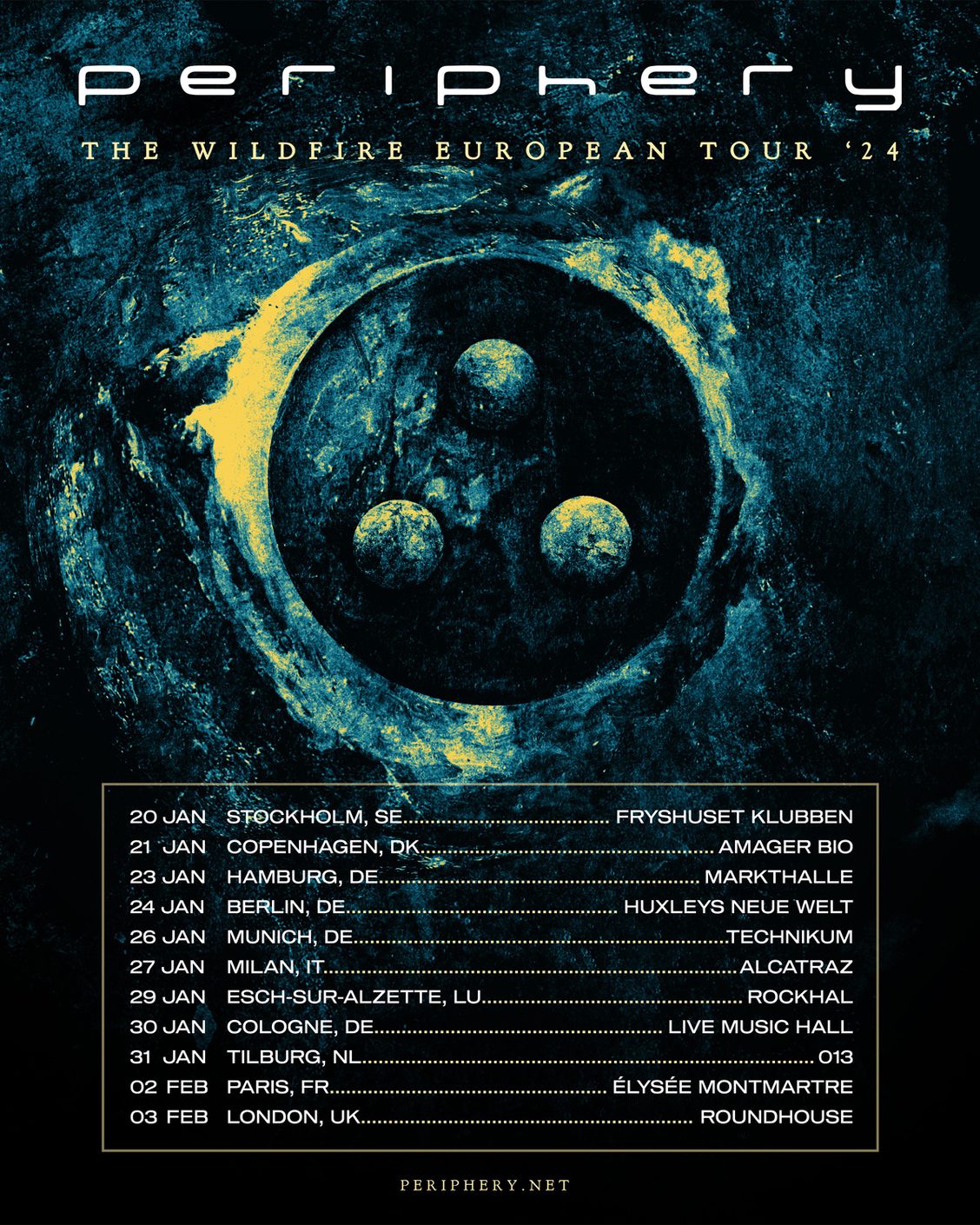 Periphery European Tour 2024