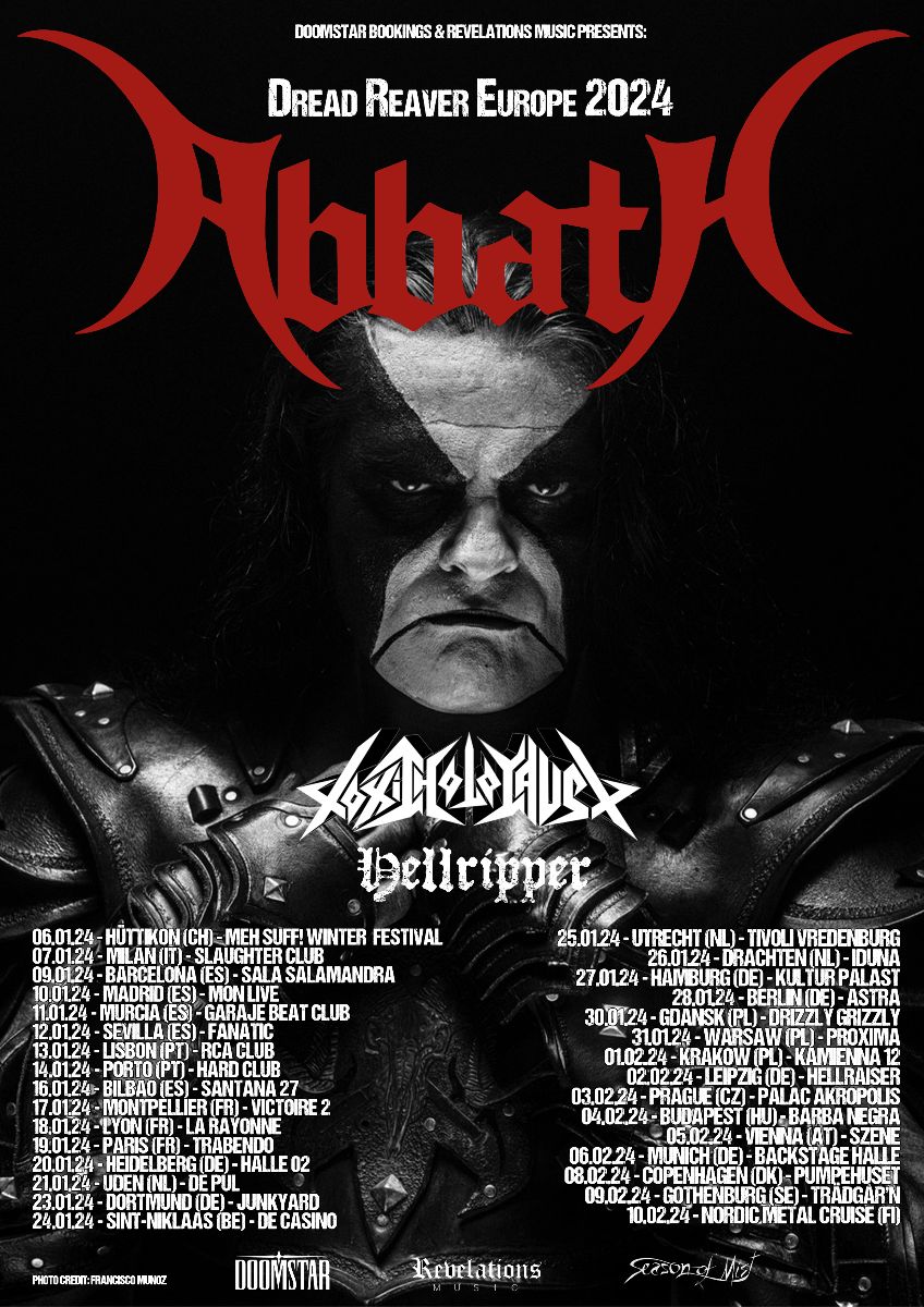 Abbath European Tour 2024