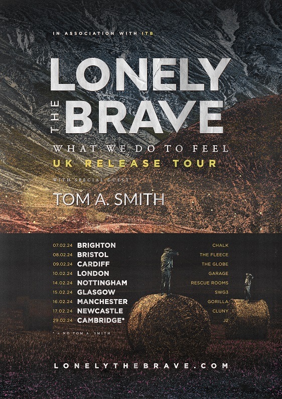 Lonely The Brave UK Tour 2024