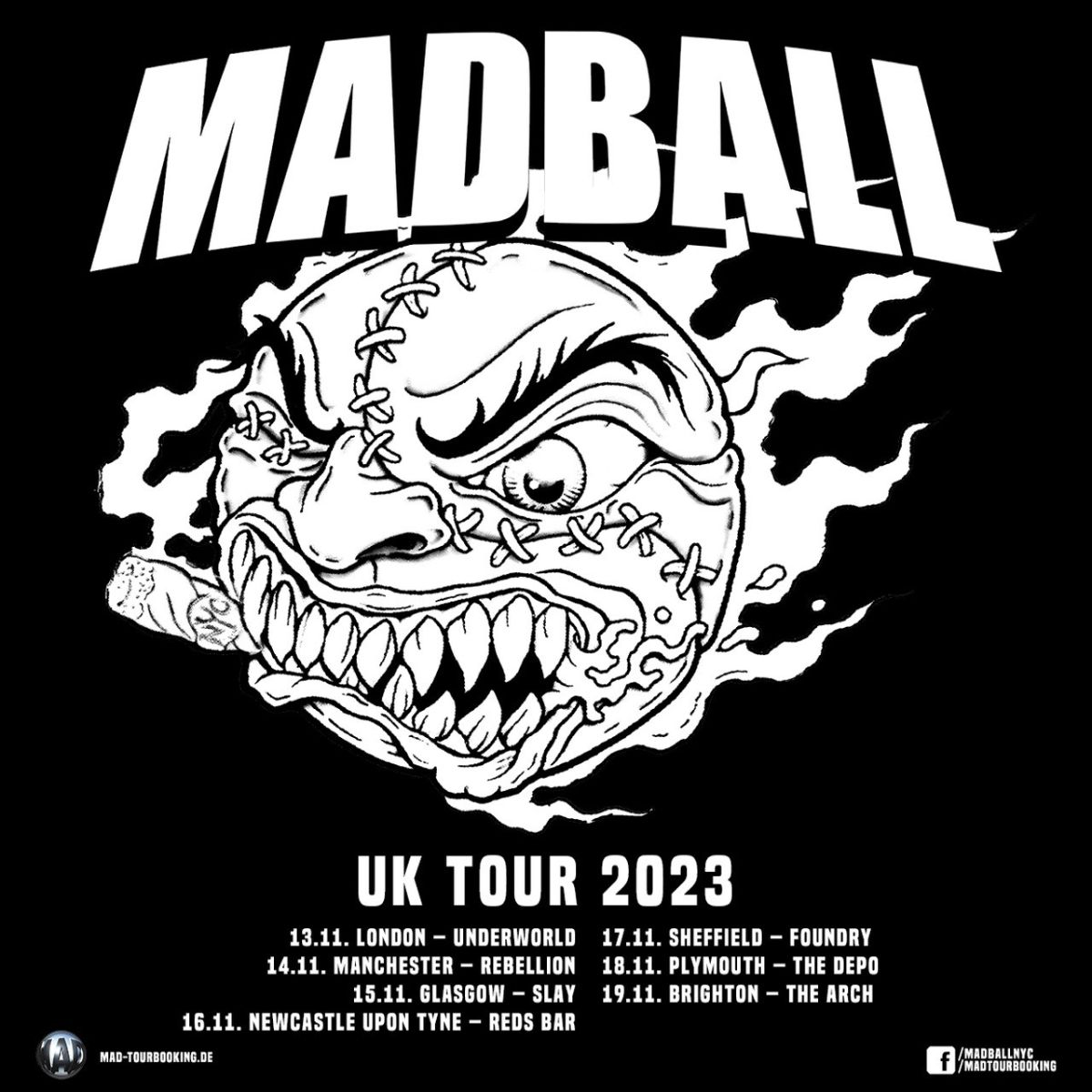 Madball UK Tour 2023