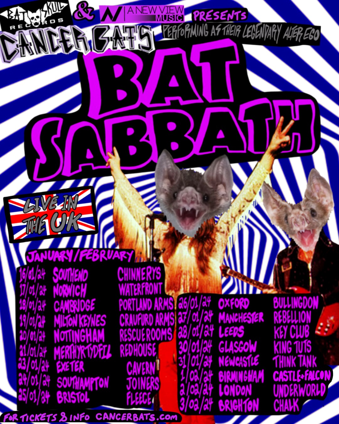 Bat Sabbath UK Tour 2024