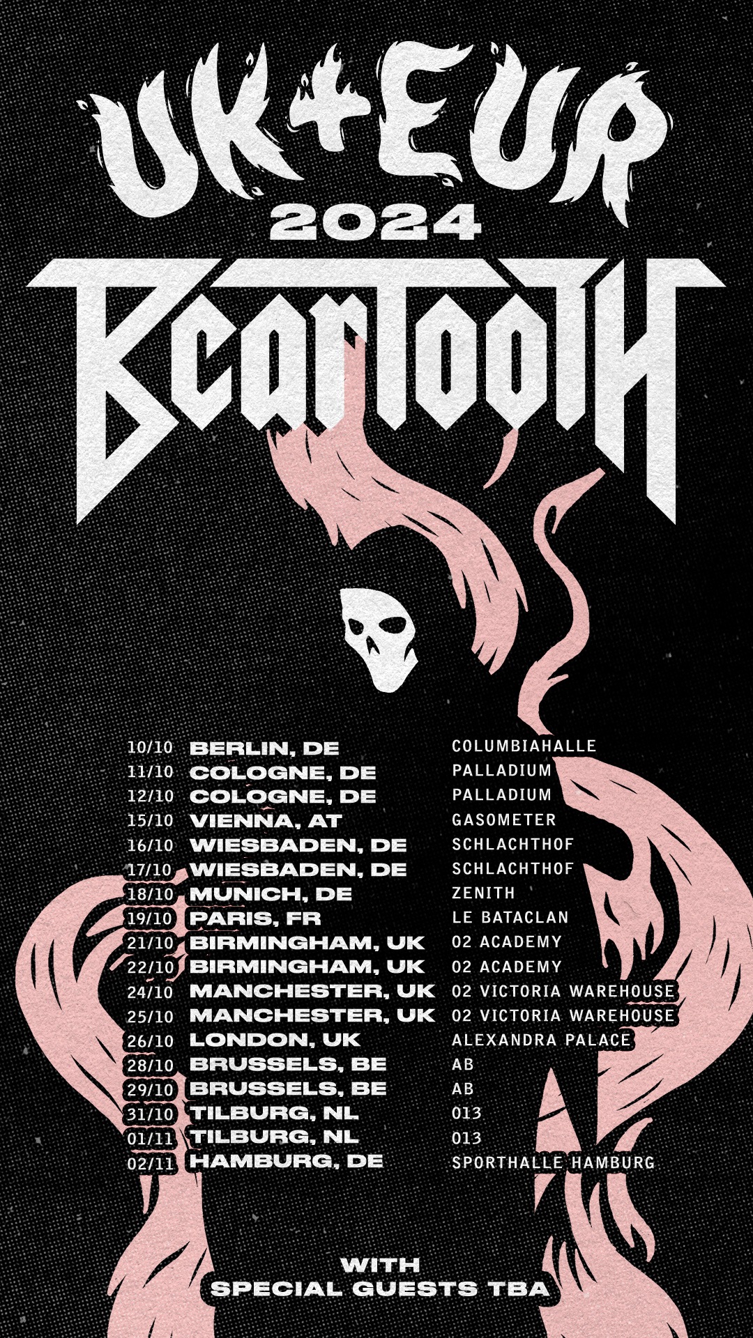 Beartooth European Tour 2024