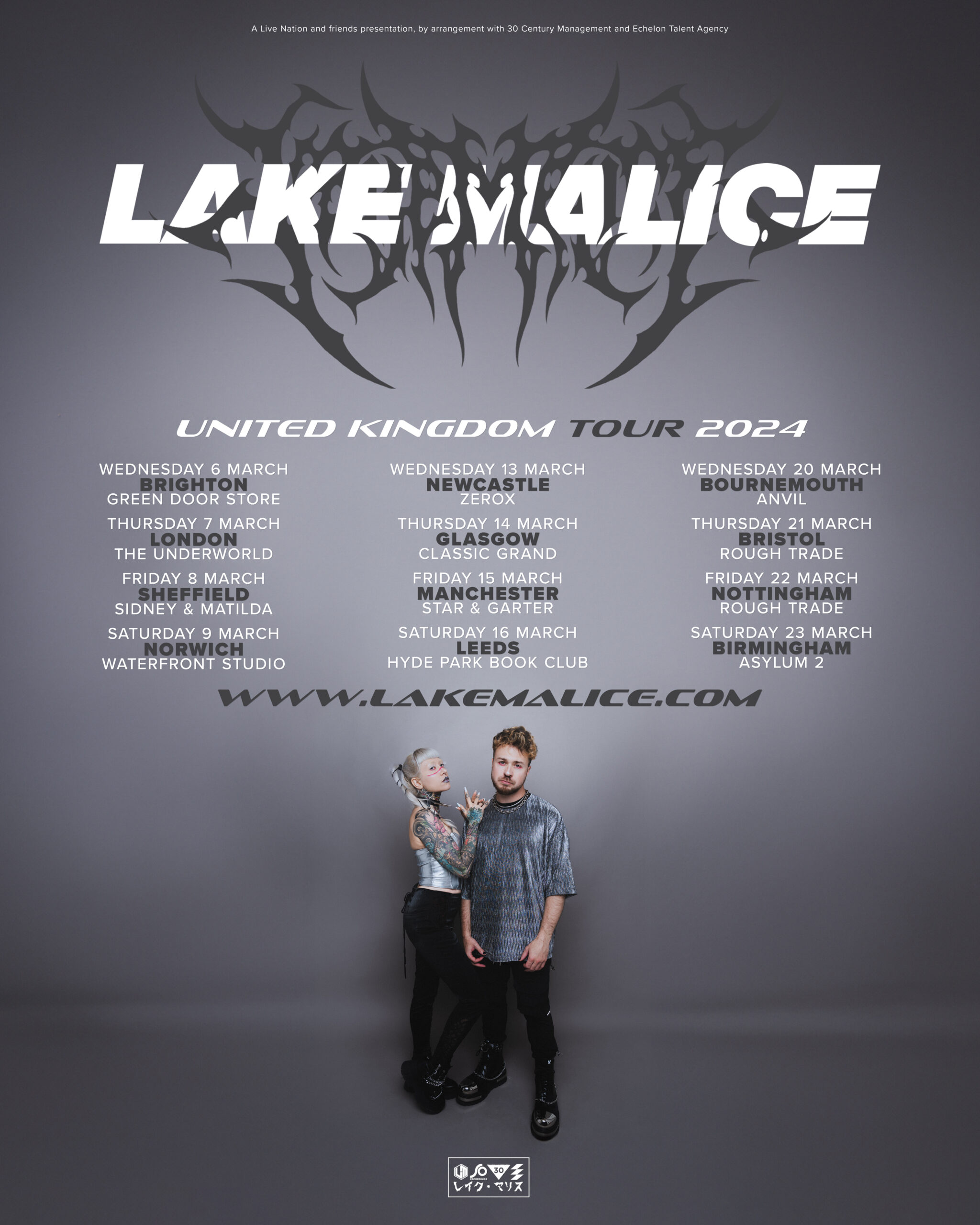 Lake Malice UK Tour 2024