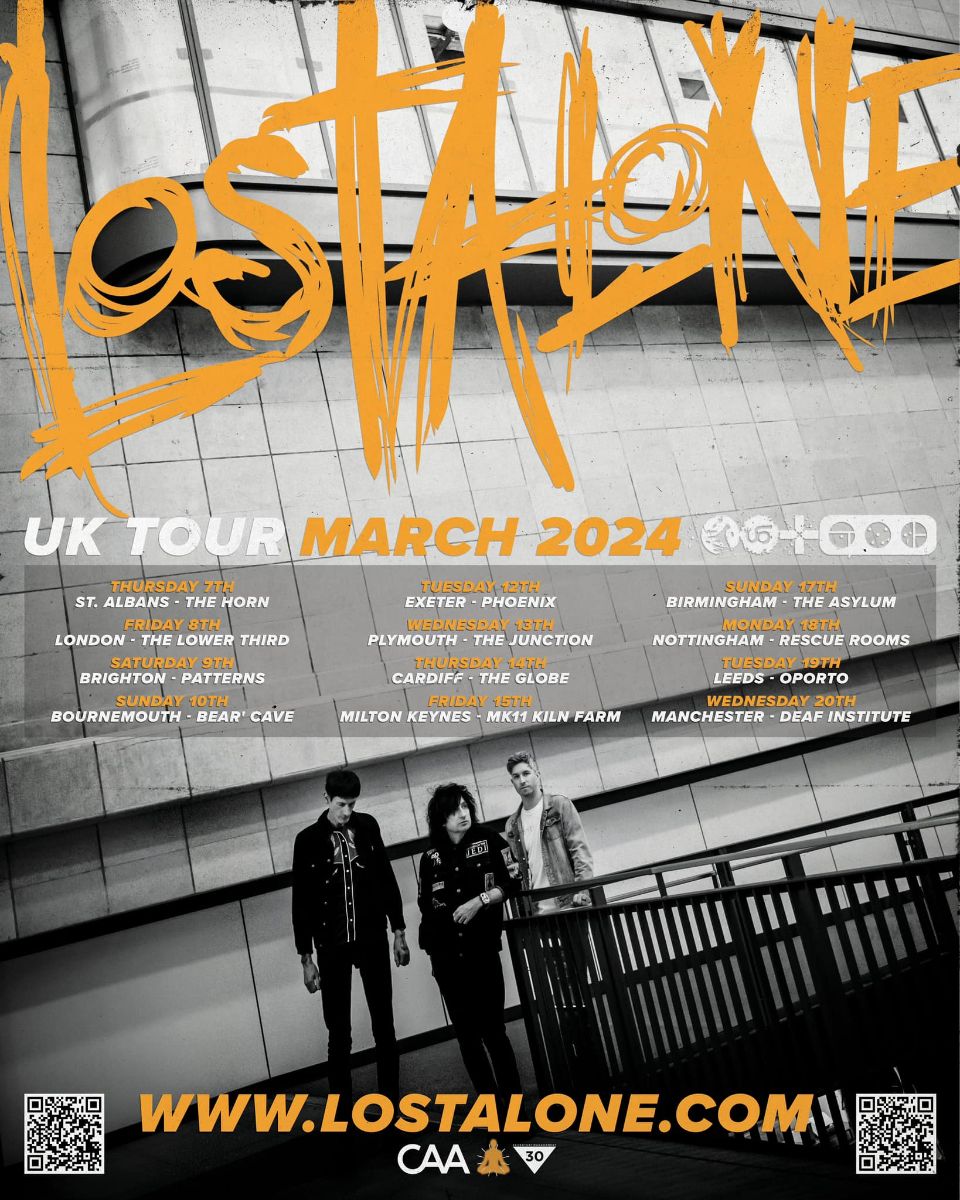 LostAlone UK Tour 2023