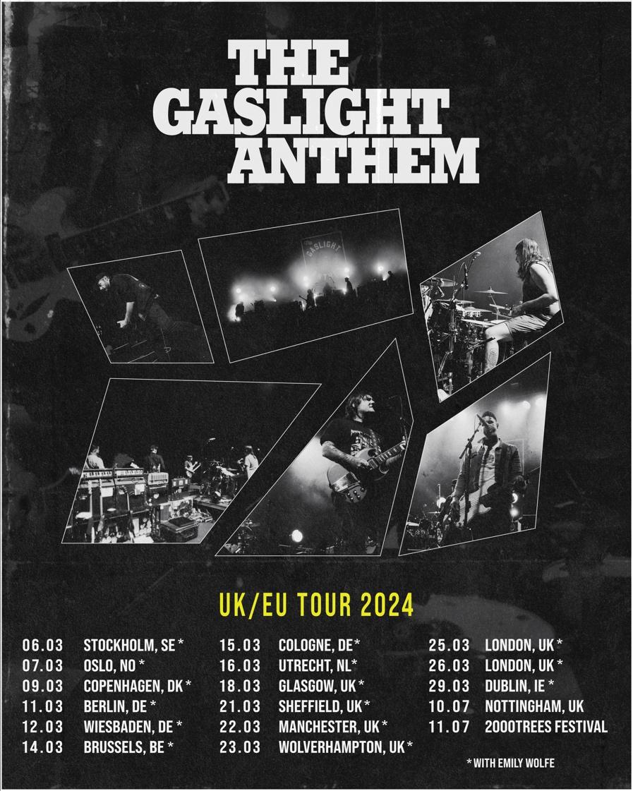 The Gaslight Anthem European Tour 2024