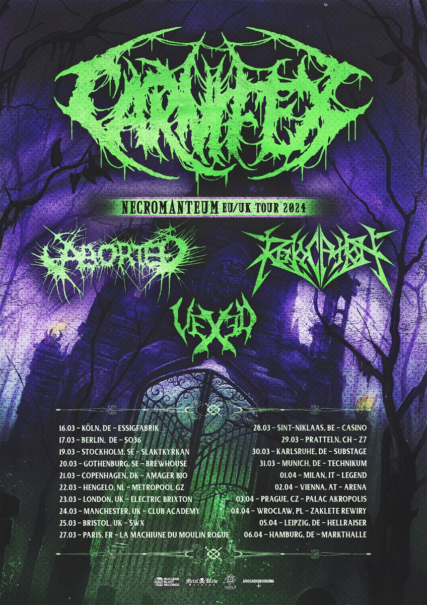 Carnifex European Tour 2024