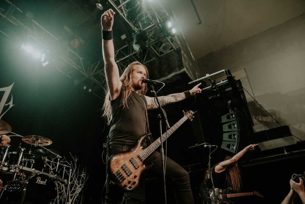 Insomnium live @ O2 Academy Islington, London. Photo Credit: Karolina Janikunaite