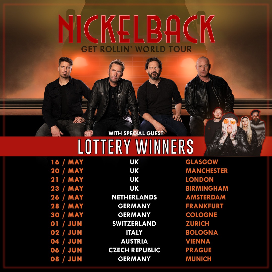 Nickelback European Tour 2024